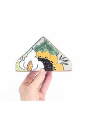 Vintage Talavera Ceramic Napkin Holder